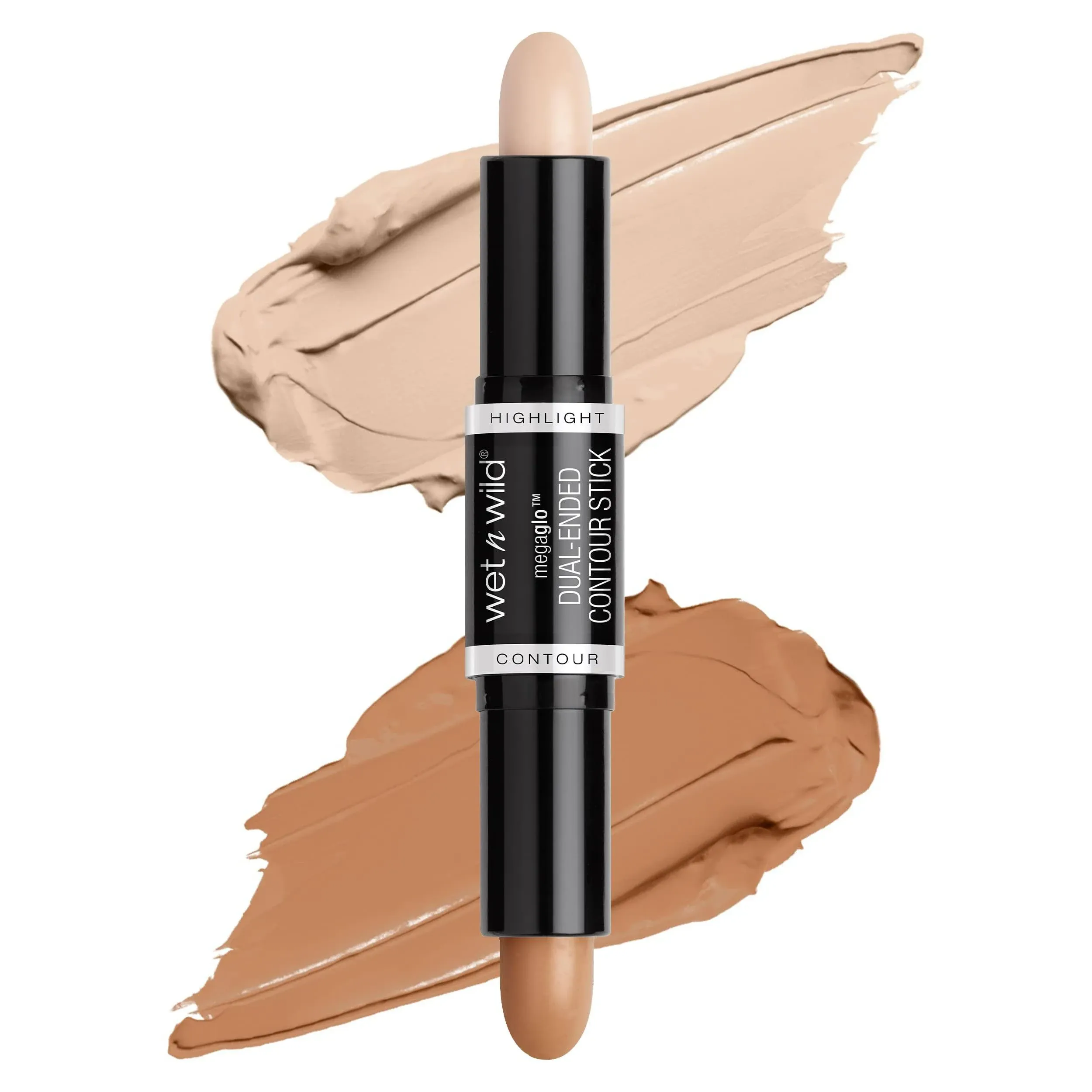 Wet N Wild MegaGlo Contour Stick, Dual-Ended, Medium/Tan 752A - 0.28 oz