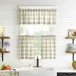 Farmhouse Living Buffalo Check 30" x 36" Window Tier Set
    
        Farmhouse Living Buffalo Check 30" x 36" Window Tier Set