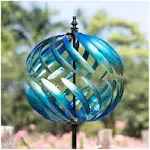 LimeHill Wind Spinner for Yard and Garden - Large Metal Kinetic Wind Sculptures for Outdoor Decorations