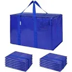 TICONN Extra Large Moving Bags with Zippers & Carrying Handles