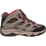 Merrell Kids' Moab 3 Mid Waterproof Boulder/Red / 3 / M