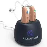 EarCentric EX2 Rechargeable Behind-the-Ear Beige Kit (2pc) - Beige