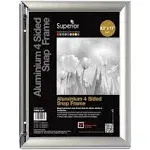 Seco 8.5 x 11 Metal Poster Frame SN8511-SV