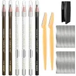 Waterproof Eyebrow Pencils Brow Pencil Set For Marking, Filling And Outlining, Tattoo Makeup And Microblading Supplies Kit-Permanent Eye Brow Liners In