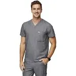 FIGS Men's Leon Three-Pocket Scrub Top