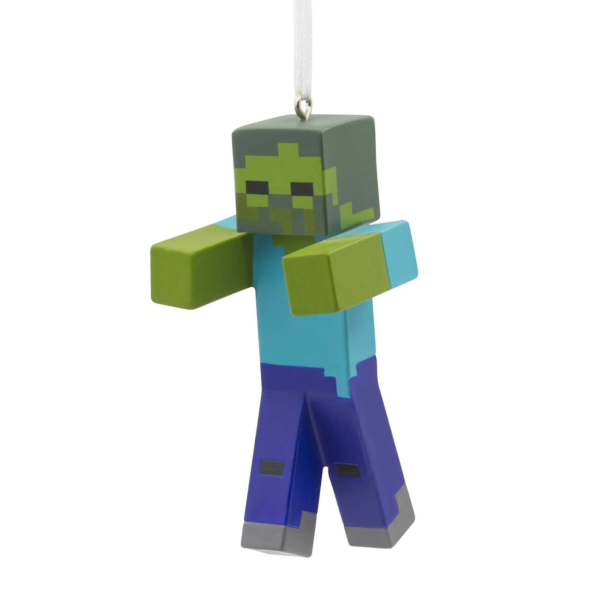 Hallmark Minecraft Zombie Christmas Ornament 1.48 x 3.05 x 1.29 inches