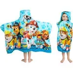 Paw Patrol Terry Hooded Towel Wrap, 24&#034; x 50&#034;, Blue