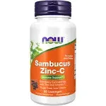 Now Foods, Sambucus Zinc-C, 60 Lozenges