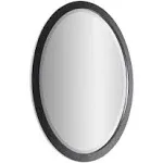 Head West Chrome Frame Oval Bathroom Vanity Mirror Interior Accent Decor 23"x29" - Contemporary - Bathroom Mirrors - by Head West, Inc. | Houzz