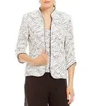 Alex Evenings Women's Top and Jacket Set