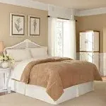 Vellux Plush Lux Blanket - Sand - Full/Queen