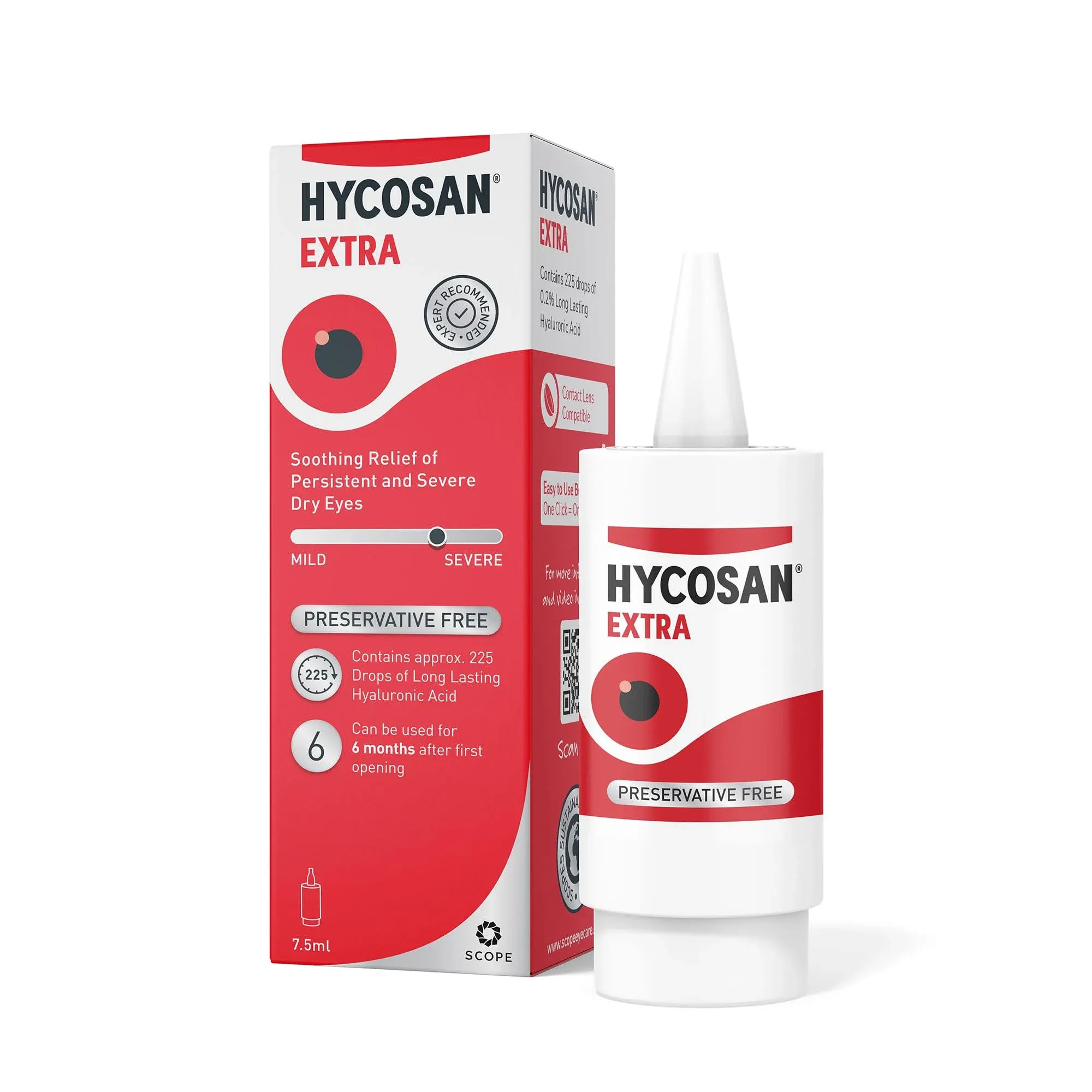 Hycosan Extra Preservative-F<wbr/>ree Lubricating Eye Drops 7.5ml