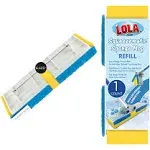 LOLA Products Squeeze Matic Butterfly Sponge Mop Refill, 9", Replacement Head, Floor Cleaning, Comparable w/Quickie Type S Sponge Mop Refill, 1 Pack