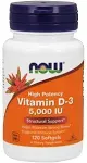 2x NOW Vitamin D-3 5,000 U240 Softgels-AU