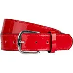 Champro A068 Patent Leather Belt - Scarlet