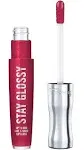 Rimmel Stay Glossy Lip Gloss - Non-Sticky and Lightweight Formula for Lip Color and Shine - 490 Grind Time, .18oz