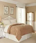 Vellux Plush Lux Blanket - Sand - Full/Queen