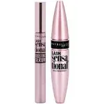 Maybelline Lash Sensational Eyelash Serum and Mascara Kit, Blackest Black, 2 Count