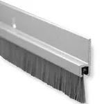 Pemko Brush Door Bottom Sweep, Clear Anodized Aluminum