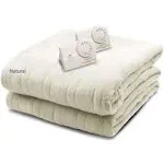 Biddeford Comfort Knit Heated Blanket Queen Natural