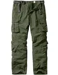 linlon Men's Outdoor Casual Quick Drying Lightweight Hiking Cargo Pants with 8 Pockets