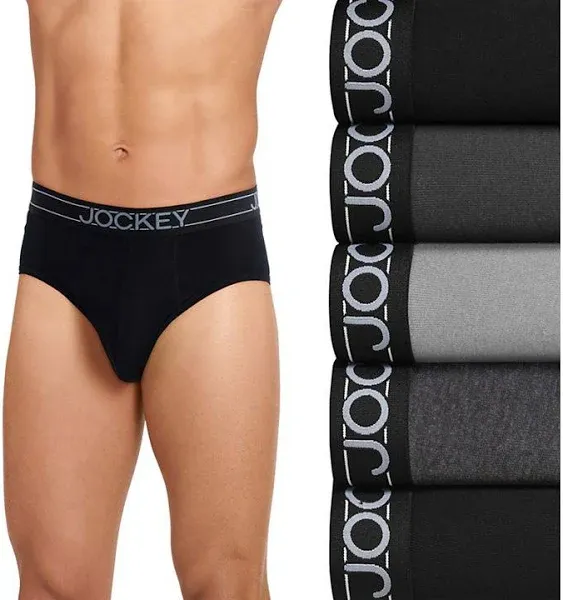 Men's Jockey® 5-Pack Cotton Blend Brief