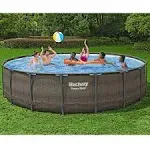 Bestway Power Steel 18 x 48 Round Above Ground Pool Set