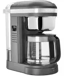 KitchenAid 12 Cup Coffee Maker + 2 Slice Toaster, Silver