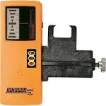 Johnson Level & Tool 40-6700 One­Sided Laser Detector w/Clamp for Red Beam Rotating Lasers, 6.50" x 2.50", Red Beam, 1 Laser Detector,Orange