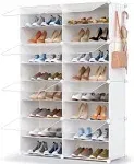 HOMICKER 32 Pair Shoe Rack Organizer