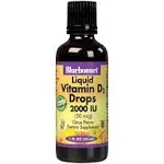 BlueBonnet Liquid Vitamin D3 Drops 1000 IU, Citrus, Transparent, Scented, 1 Fl Oz