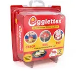 As Seen On TV Egglettes Hard Boiled Egg Maker, Red - 4 count