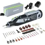  12V Cordless Rotary Tool Kit, 5 Variable Speeds, Powerful Engraver, Grey