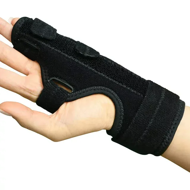 MARS WELLNESS Boxer Fracture Splint - 4th or 5th Metacarpal Splint Hand and Finger Brace - Broken Fingers, Wrist, Pinky and Hand Immobilizer - Large/X-Large