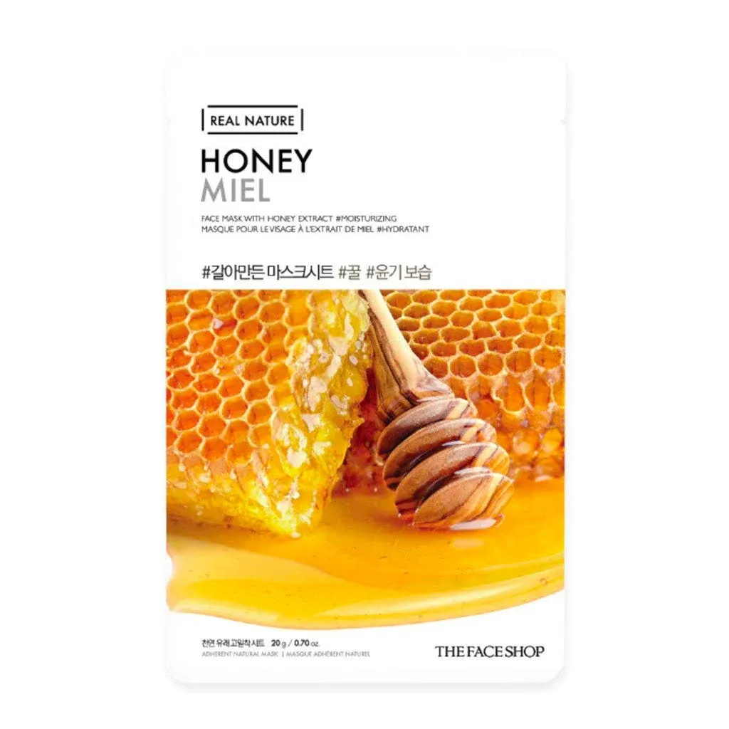 THEFACESHOP Real Nature Face Mask - Honey