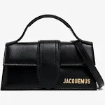 JACQUEMUS Le Bambino Leather Handbag with Removable Shoulder Strap