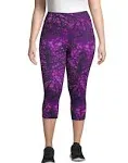 JUST MY SIZE Women&#039;s Plus Size Active Stretch Capri