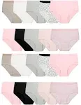 Fruit of The Loom Girls' EverSoft Brief Underwear, Assorted 20 Pack