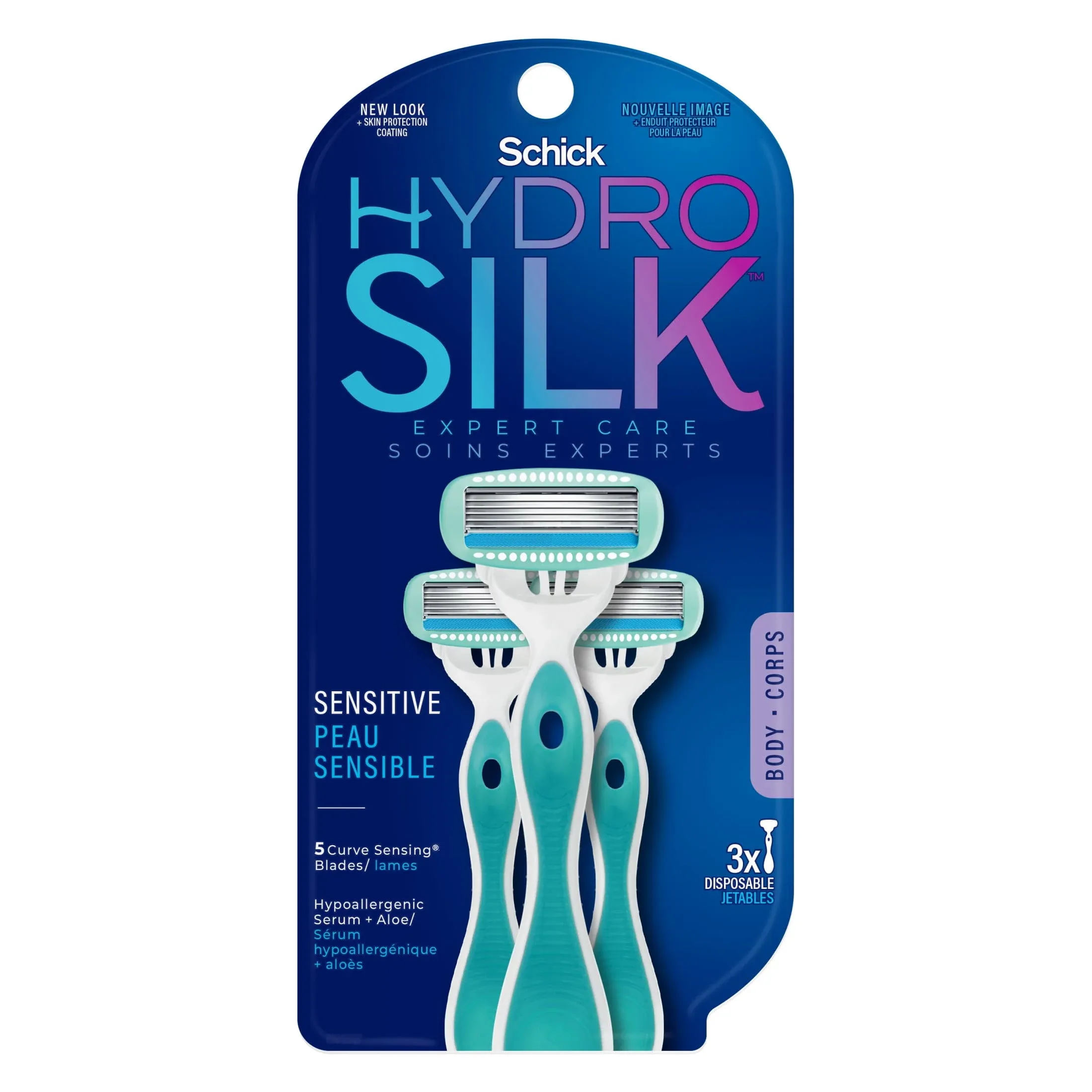 Schick Hydro Silk Women's Disposable Razor - 3 Count