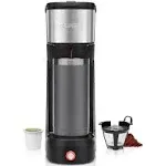 Chefman InstaCoffee Max, The Easiest Way to Brew the Boldest Single-Serve Coffee, Use Fresh And Flavorful Grounds or K-Cups