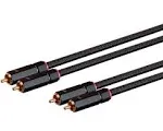 Monoprice Male RCA Two Channel Stereo Audio Cable