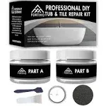 Tub Repair Kit White for Acrylic Porcelain Enamel & Fiberglass Tub Repair Kit