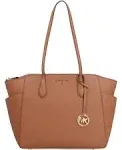 Michael Michael Kors Medium Marilyn Leather Tote Bag in Husk