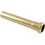 Fauceture EVP1002 Century 8-Inch x 1-1/4 inch O.D Slip Joint Brass Extension Tube, Polished Brass