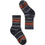 Smartwool Kids ' Hike Light Cushion Striped Crew Socks - Deep Navy