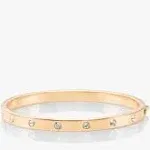 Kate Spade Women's Crystal-Embellished Bangle Bracelet