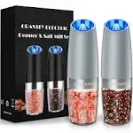 Gravity Electric Pepper and Salt Grinder Set