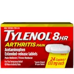 Tylenol 8 Hour Arthritis & Joint Pain Acetaminophen Tablets, 24 ct | CVS