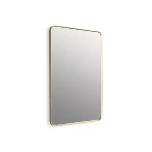 Kohler K-31365 Essential 30" x 45" Rectangular Mirror - Moderne Brushed Gold