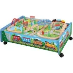 Train Set with Table and Play Board, 62 pc. - Sam's Club